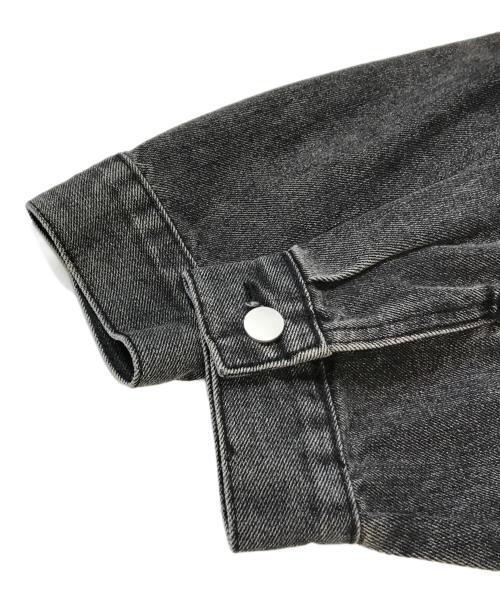 wee9s（ウィークス）wee9s (ウィークス) perfect silhouette buddy denim jacket ブラック サイズ:FREEの古着・服飾アイテム