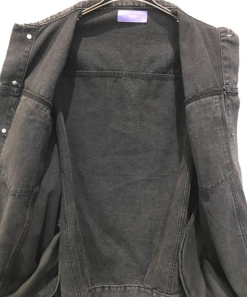 wee9s（ウィークス）wee9s (ウィークス) perfect silhouette buddy denim jacket ブラック サイズ:FREEの古着・服飾アイテム