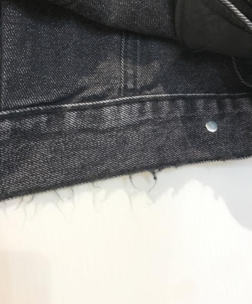 wee9s（ウィークス）wee9s (ウィークス) perfect silhouette buddy denim jacket ブラック サイズ:FREEの古着・服飾アイテム