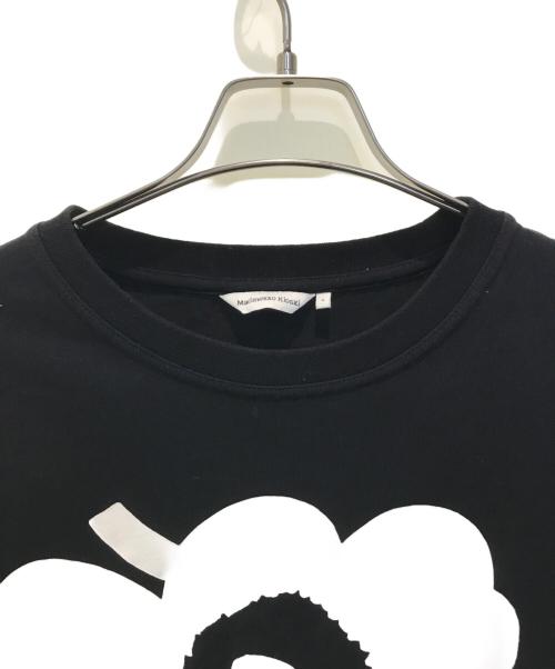 Marimekko Kioski（マリメッコキオスキ）Marimekko Kioski (マリメッコキオスキ) 花柄プリントTシャツ　52219-5-49779 ブラック サイズ:Sの古着・服飾アイテム