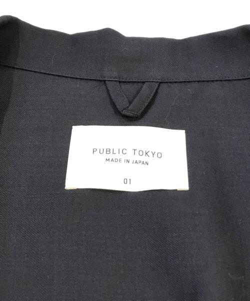 PUBLIC TOKYO（パブリックトウキョウ）PUBLIC TOKYO (パブリックトウキョウ) シャツ　152302005 ブラック サイズ:1の古着・服飾アイテム