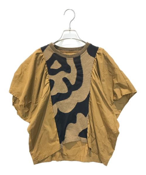 HIROKO KOSHINO TRUNK（ヒロココシノ トランク）HIROKO KOSHINO TRUNK (ヒロココシノ トランク) ブラウス　RSKIW-26360 ベージュ サイズ:38の古着・服飾アイテム