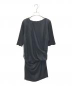 HIROKO BISヒロコビス）の古着「ジョイントレイヤードチュニック　RHBGU-17630　RHBGU-17630」｜ブラック