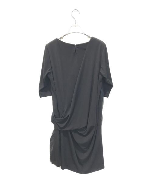 HIROKO BIS（ヒロコビス）HIROKO BIS (ヒロコビス) ジョイントレイヤードチュニック　RHBGU-17630　RHBGU-17630 ブラック サイズ:38の古着・服飾アイテム