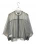 HIROKO KOSHINO TRUNK (ヒロココシノ トランク) シアーニットジップブルゾン グレー サイズ:38：12000円