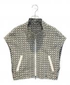 HIROKO KOSHINO TRUNKヒロココシノ トランク）の古着「TRロゴ風通ジャカードベスト　RSDEB-14590」｜アイボリー