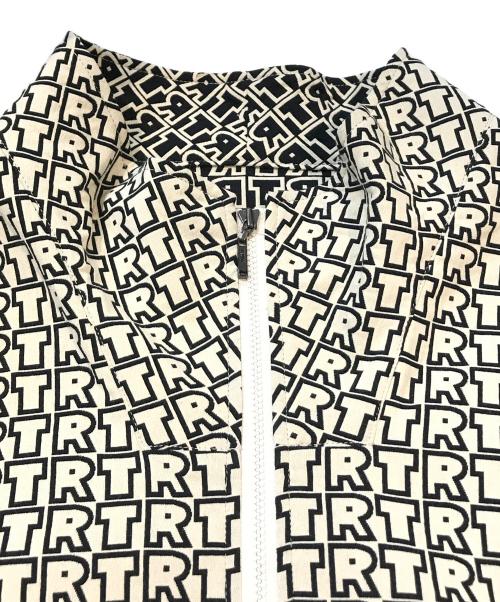 HIROKO KOSHINO TRUNK（ヒロココシノ トランク）HIROKO KOSHINO TRUNK (ヒロココシノ トランク) TRロゴ風通ジャカードベスト　RSDEB-14590 アイボリー サイズ:38の古着・服飾アイテム