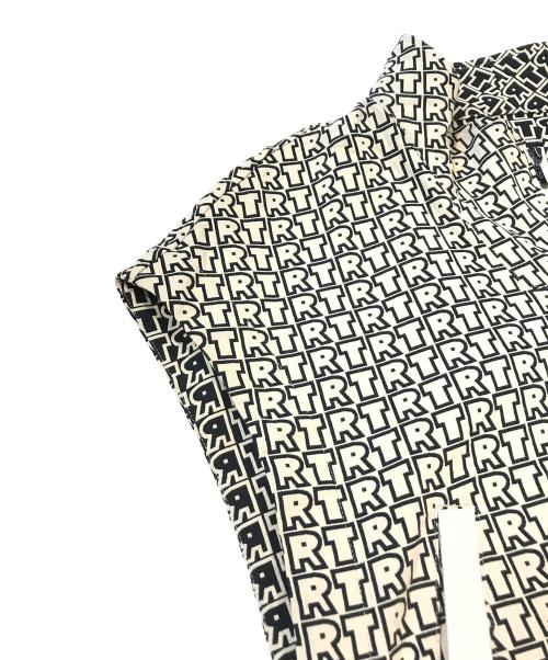 HIROKO KOSHINO TRUNK（ヒロココシノ トランク）HIROKO KOSHINO TRUNK (ヒロココシノ トランク) TRロゴ風通ジャカードベスト　RSDEB-14590 アイボリー サイズ:38の古着・服飾アイテム