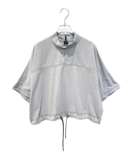 HIROKO KOSHINO TRUNK（ヒロココシノ トランク）HIROKO KOSHINO TRUNK (ヒロココシノ トランク) TRYCOOLクロップド丈プルオーバー　RSKIW-31370 グレー サイズ:38の古着・服飾アイテム