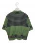 HIROKO KOSHINO TRUNK (ヒロココシノ トランク) ジャカードボーダーショート丈プルオーバー　RSKJX-21330 グリーン サイズ:38：4000円