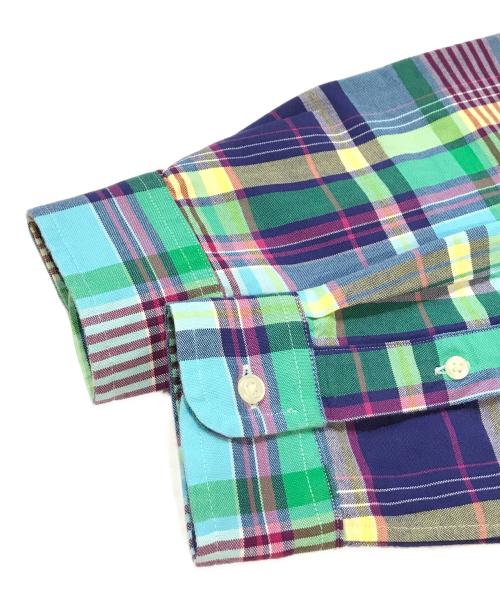 POLO RALPH LAUREN（ポロ・ラルフローレン）POLO RALPH LAUREN (ポロ・ラルフローレン) チェックシャツ ブルー サイズ:XSの古着・服飾アイテム