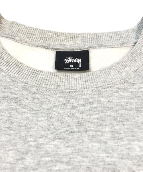 stussy（ステューシー）stussy (ステューシー) 3D Collegiate Applique グレー サイズ:XLの古着・服飾アイテム