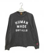 HUMAN MADEヒューマンメイド）の古着「GRAPHIC L/S T-SHIRT DRYALLS」｜ブラック