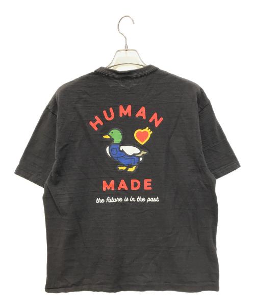 HUMAN MADE（ヒューマンメイド）HUMAN MADE (ヒューマンメイド) DUCK PRINT Tee ブラック サイズ:2XLの古着・服飾アイテム