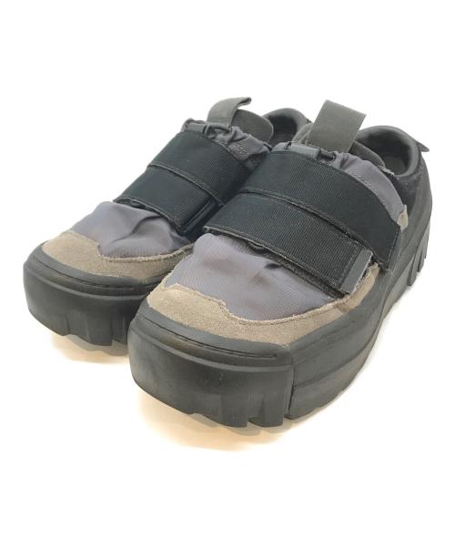 Onitsuka Tiger（オニツカタイガー）Onitsuka Tiger (オニツカタイガー) シューズ　CHUNKY SLIP-ON グレー サイズ:23.5の古着・服飾アイテム