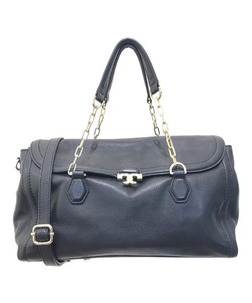 TORY BURCH（トリーバーチ）TORY BURCH (トリーバーチ) ショルダーバッグ ブラックの古着・服飾アイテム