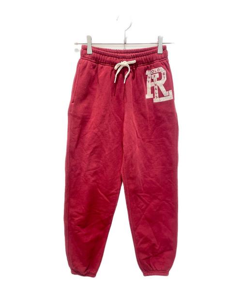 POLO RALPH LAUREN（ポロ・ラルフローレン）POLO RALPH LAUREN (ポロ・ラルフローレン) スウェットパンツ レッド サイズ:XSの古着・服飾アイテム