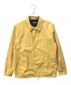 stussyステューシー）の古着「CRUIZE COACH JACKET　115431」｜イエロー
