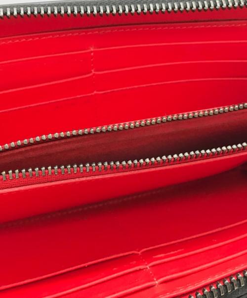 Christian Louboutin（クリスチャン・ルブタン）Christian Louboutin (クリスチャン・ルブタン) パネトーネスタッズラウンドファスナー　1165065 ブラックの古着・服飾アイテム