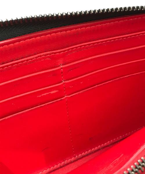 Christian Louboutin（クリスチャン・ルブタン）Christian Louboutin (クリスチャン・ルブタン) パネトーネスタッズラウンドファスナー　1165065 ブラックの古着・服飾アイテム