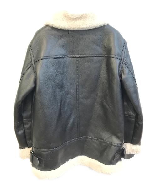 ZARA（ザラ）ZARA (ザラ) Fレザーフライトジャケット ブラック サイズ:Sの古着・服飾アイテム