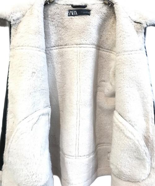 ZARA（ザラ）ZARA (ザラ) Fレザーフライトジャケット ブラック サイズ:Sの古着・服飾アイテム