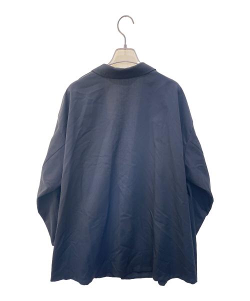 mizuiro-ind（ミズイロインド）mizuiro-ind (ミズイロインド) テーラードシャツジャケット ブラック サイズ:表記無しの古着・服飾アイテム