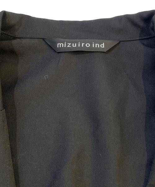 mizuiro-ind（ミズイロインド）mizuiro-ind (ミズイロインド) テーラードシャツジャケット ブラック サイズ:表記無しの古着・服飾アイテム