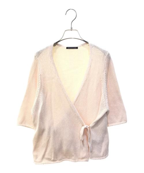 mizuiro-ind（ミズイロインド）mizuiro-ind (ミズイロインド) カシュクールニット アイボリー サイズ:表記無しの古着・服飾アイテム