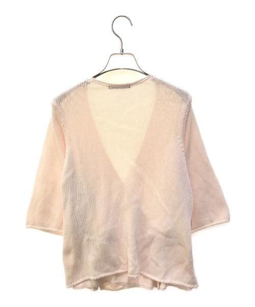 mizuiro-ind（ミズイロインド）mizuiro-ind (ミズイロインド) カシュクールニット アイボリー サイズ:表記無しの古着・服飾アイテム