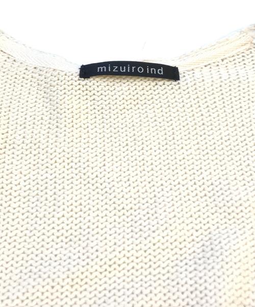 mizuiro-ind（ミズイロインド）mizuiro-ind (ミズイロインド) カシュクールニット アイボリー サイズ:表記無しの古着・服飾アイテム