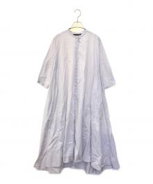 mizuiro-ind（ミズイロインド）の古着「シャツワンピース」｜ブルー