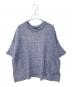 mizuiro-ind（ミズイロインド）の古着「半袖ニット」｜ブルー