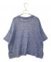 mizuiro-ind (ミズイロインド) 半袖ニット ブルー サイズ:表記無し：4000円