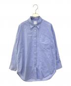 Spick and Spanスピック＆スパン）の古着「50コットンオーバーシャツ　25050200213010」｜スカイブルー