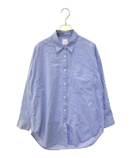 Spick and Span（スピック＆スパン）Spick and Span (スピックアンドスパン) 50コットンオーバーシャツ　25050200213010 スカイブルー サイズ:表記無しの古着・服飾アイテム