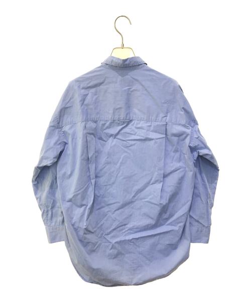 Spick and Span（スピック＆スパン）Spick and Span (スピックアンドスパン) 50コットンオーバーシャツ　25050200213010 スカイブルー サイズ:表記無しの古着・服飾アイテム