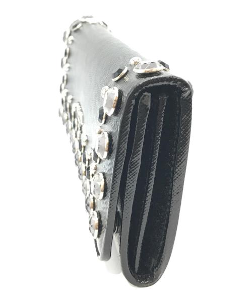 PRADA（プラダ）PRADA (プラダ) 長財布 ブラックの古着・服飾アイテム