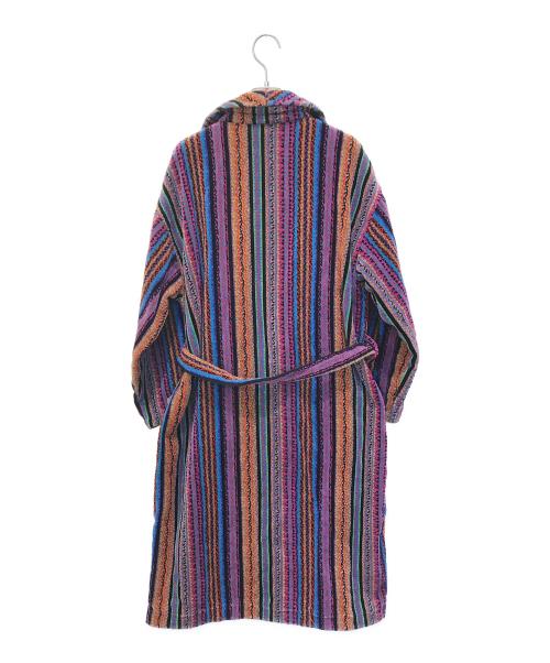 missoni（ミッソーニ）MISSONI (ミッソーニ) パイル地ガウンコート パープル サイズ:Mの古着・服飾アイテム