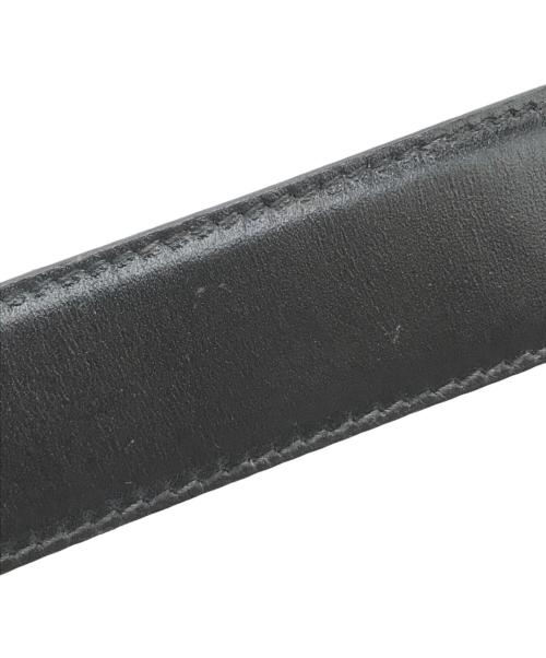 GUCCI（グッチ）GUCCI (グッチ) バックルベルト　70 28 036 1406 0956 ブラックの古着・服飾アイテム