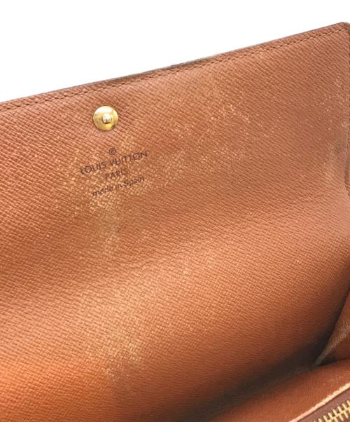 LOUIS VUITTON（ルイ ヴィトン）LOUIS VUITTON (ルイ ヴィトン) 財布　M61723　ポシェット・ポルトモネ クレディ ブラウンの古着・服飾アイテム