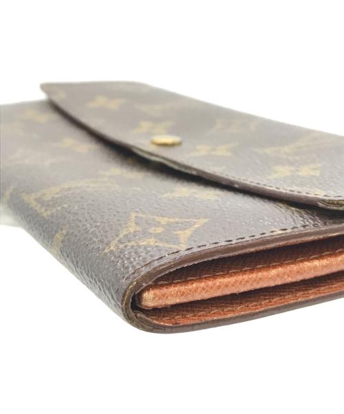 LOUIS VUITTON（ルイ ヴィトン）LOUIS VUITTON (ルイ ヴィトン) 財布　M61723　ポシェット・ポルトモネ クレディ ブラウンの古着・服飾アイテム