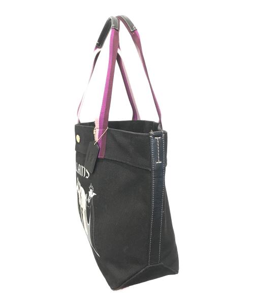 COACH（コーチ）COACH (コーチ) Disney (ディズニー) トート・ヴィランズ モチーフ　CC407 ブラックの古着・服飾アイテム