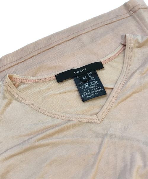 GUCCI（グッチ）GUCCI (グッチ) Tシャツ　231-0209-3957 ピンク サイズ:Mの古着・服飾アイテム