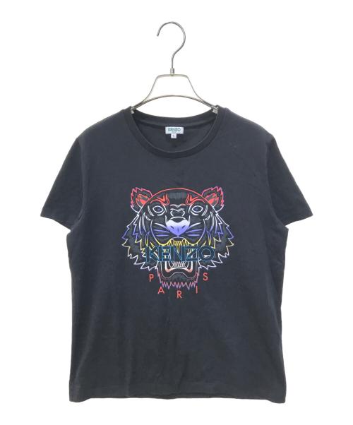 KENZO（ケンゾー）KENZO (ケンゾー) GRADIENT TIGER T-SHIRT　F962TS8134YE ブラック サイズ:Sの古着・服飾アイテム