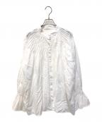journal standard L'essageジャーナルスタンダード レサージュ）の古着「ピンタックブラウス　25051370201110」｜ホワイト