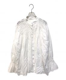 journal standard L'essage（ジャーナルスタンダード レサージュ）の古着「ピンタックブラウス　25051370201110」｜ホワイト