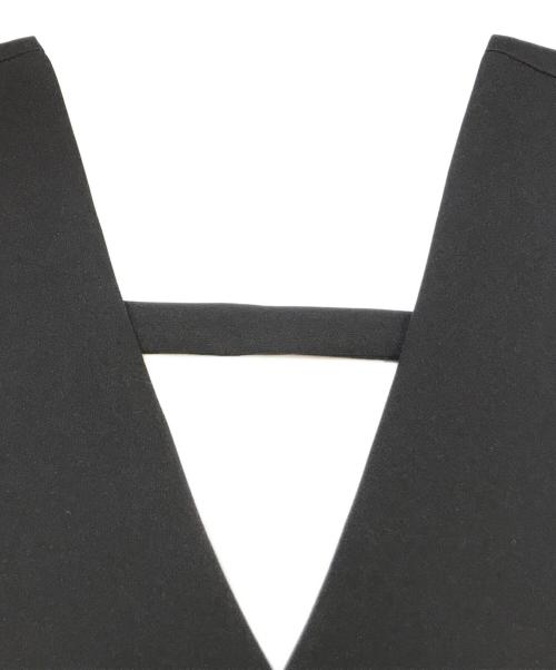 SLOBE IENA（スローブ イエナ）SLOBE IENA (スローブ イエナ) カシュクールオールインワン 25030912006010 ブラック サイズ:36 未使用品の古着・服飾アイテム