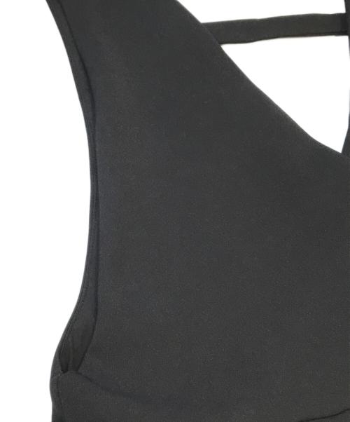 SLOBE IENA（スローブ イエナ）SLOBE IENA (スローブ イエナ) カシュクールオールインワン 25030912006010 ブラック サイズ:36 未使用品の古着・服飾アイテム