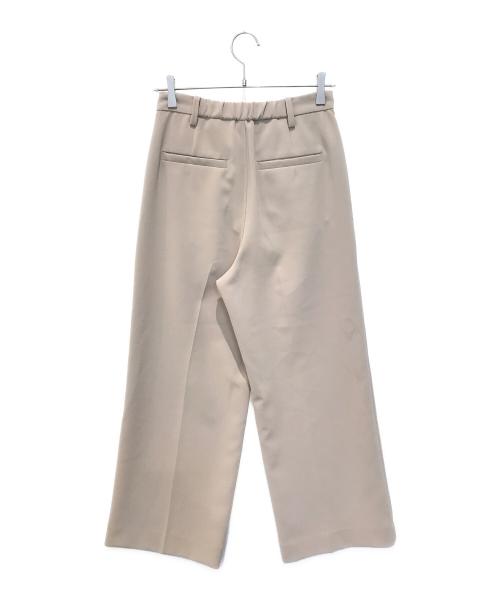 Spick and Span（スピック＆スパン）Spick and Span (スピックアンドスパン) ダブルクロスツータックパンツ　23030200815030 ベージュ サイズ:36の古着・服飾アイテム